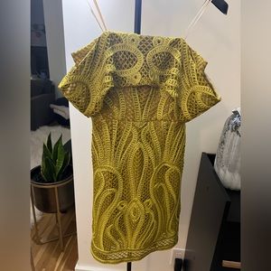 Thurley Off the Shoulder Lace Mini Dress